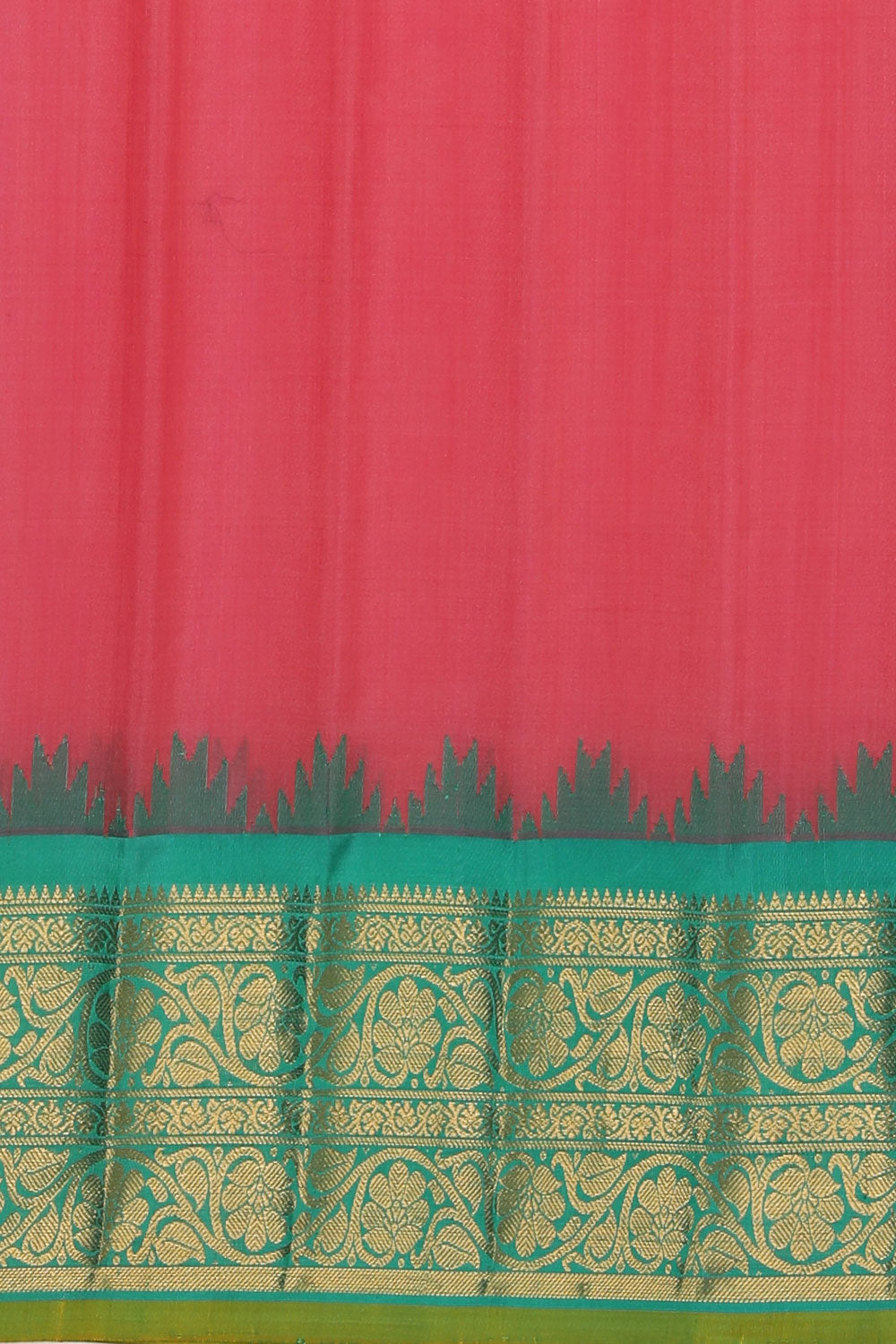 Image of Gadwal Pink Saree